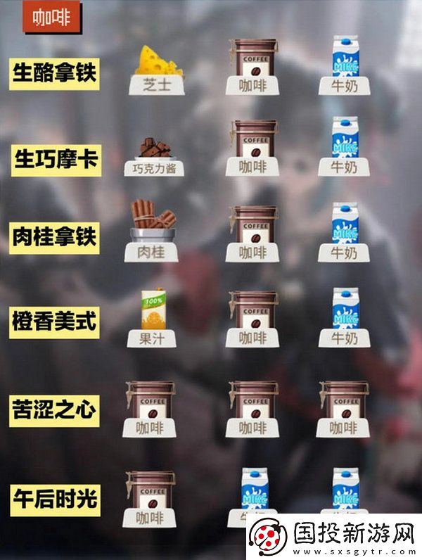 歸龍潮飲品配方大全