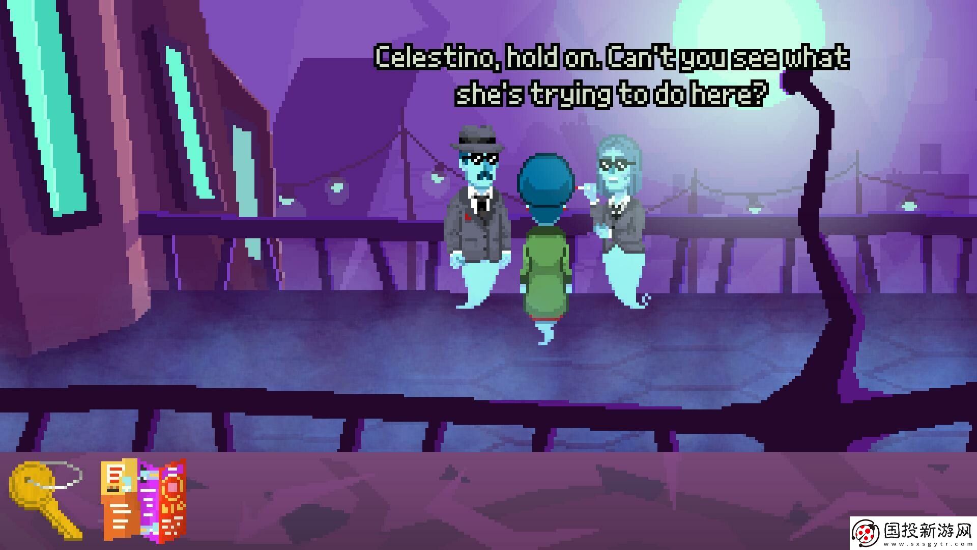 像素風喜劇冒險游戲來生的陰影現已在Steam平臺推出試玩Demo