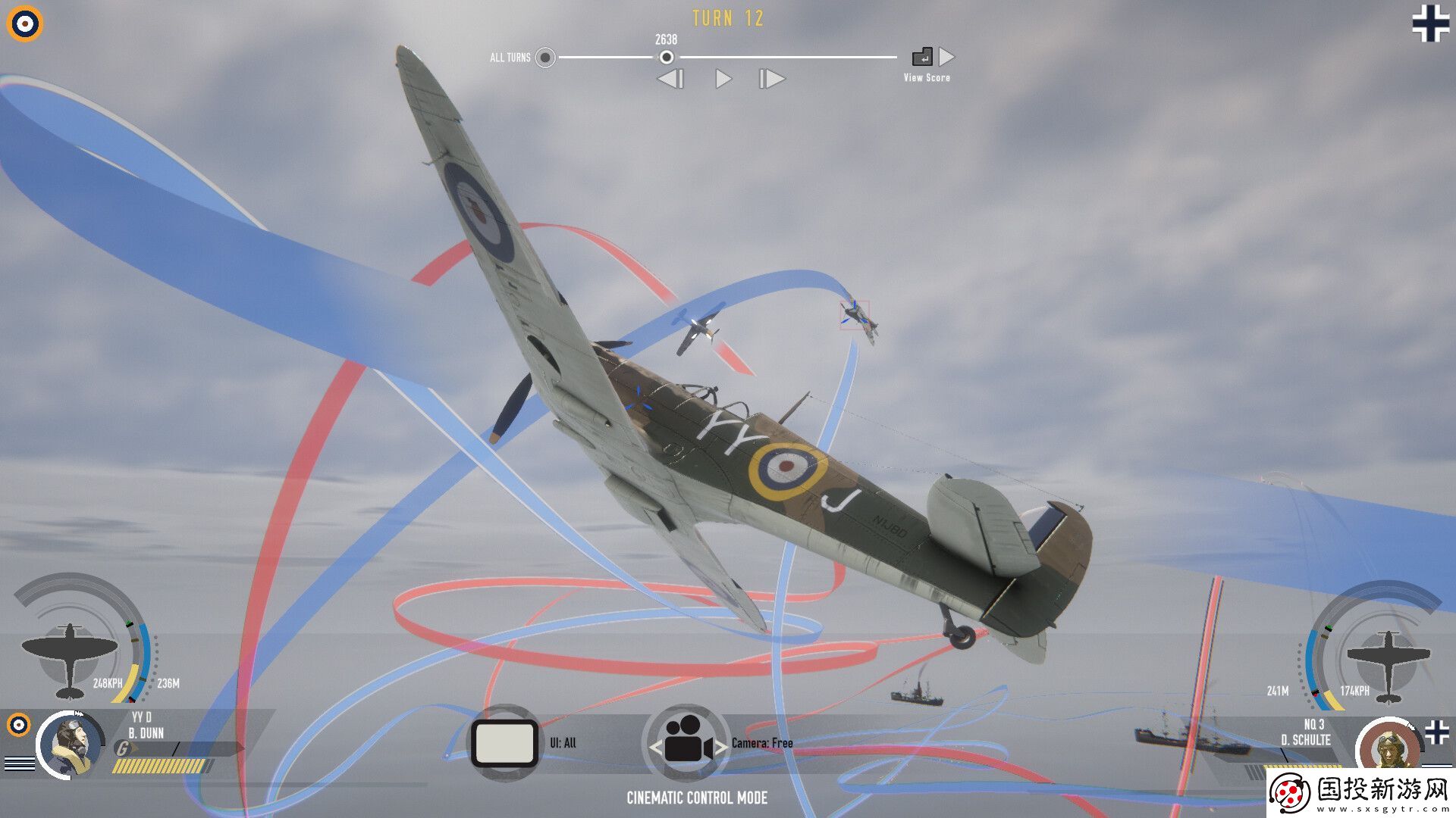 回合制戰術飛行對戰游戲混戰