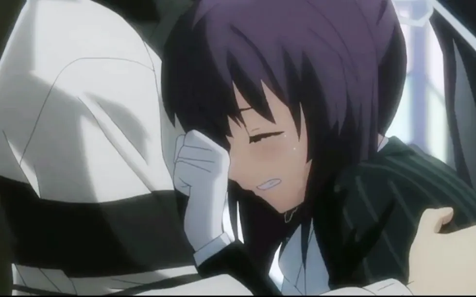 兩個人緊緊擁抱的二次元動漫插畫免費分享